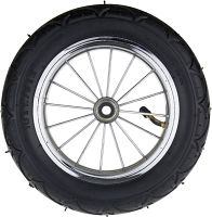 10" metal wheel, bearing, chrome
